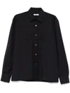 Eraldo Virgin Wool Shirt In Schwarz