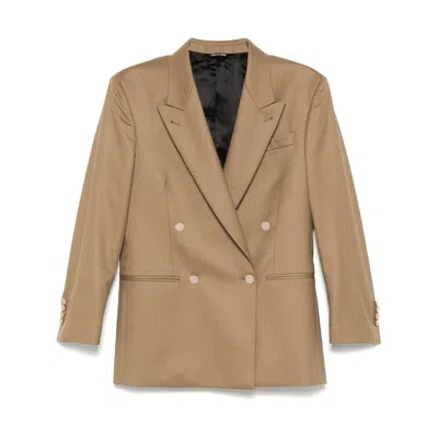 Eraldo Wool Blazer In Neutral