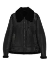 Eraldo Wright Jacke Aus Wildleder In Black