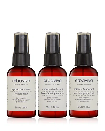 Erbaviva Deodorant Sampler Trio ($42 Value) In White