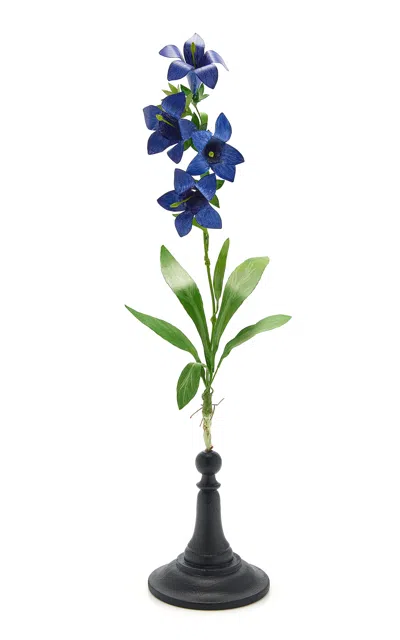 Erbavoglio Milano Handcrafted Metal Bell Flower Sculpture