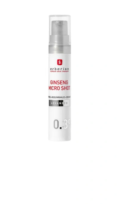 Erborian Ginseng Micro Shot Advanced 0.3% Skin-refining Serum With Korean Ginseng And Collagen In White