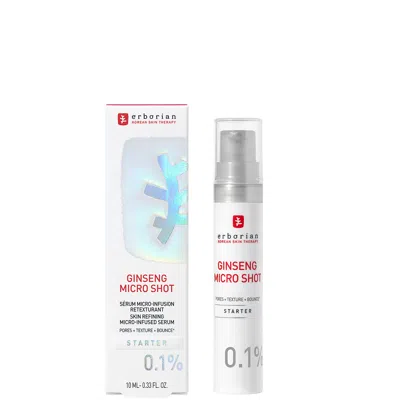 Erborian Ginseng Micro Shot Starter 0.1% Serum 10ml