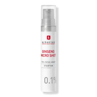 Erborian Ginseng Micro Shot Starter 0.1% Skin-refining Serum With Korean Ginseng & Collagen - 0.33 oz In White