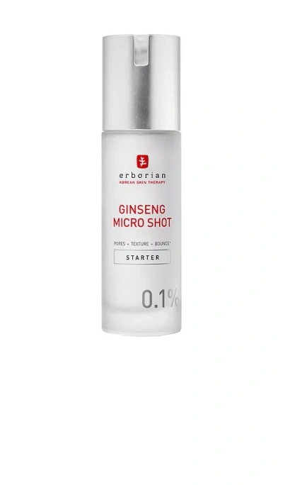 Erborian Ginseng Micro Shot Starter 0.1% Skin-refining Serum With Korean Ginseng And Collagen In N,a