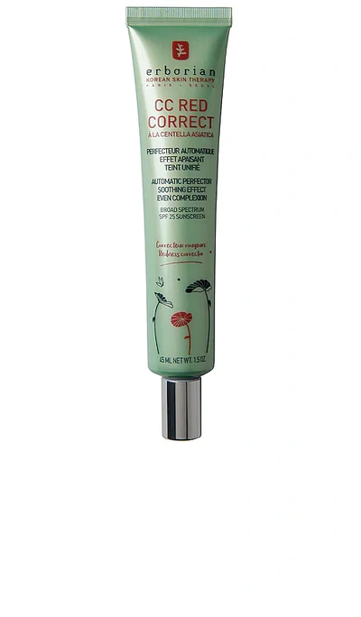 Erborian Travel Cc Red Correct Green Color Corrector Spf 25 In N,a
