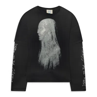 Ercole Studio Veil Long Sleeve Tee Black