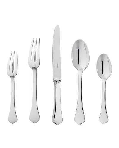 ERCUIS BRANTOME SILVER PLATED 5-PIECE FLATWARE PLACE SETTING