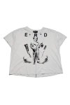 Erd Katholisches Toothbrush T-shirt White In White