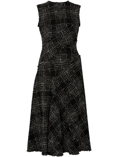 Erdem A-line Midi Dress In Black