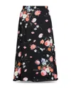Erdem A-line Midi Skirt In Black