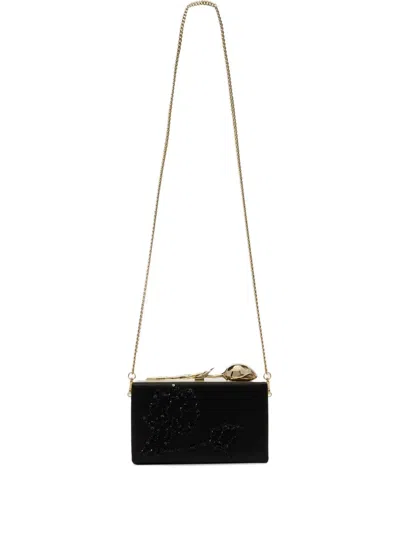Erdem Bloom Minaudière 手拿包 In Black