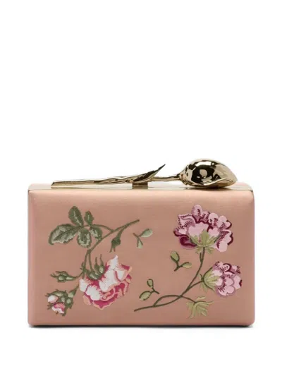 Erdem Bloom Minaudière Clutch Bag In Pink