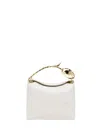 Erdem Womens Porcelain Bloom Mini Leather Top Handle Bag In White