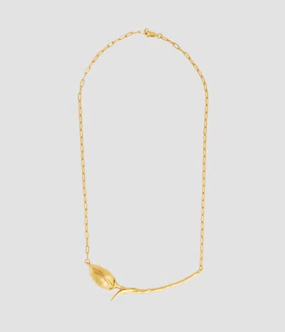 Erdem Bloom Necklace In Gold