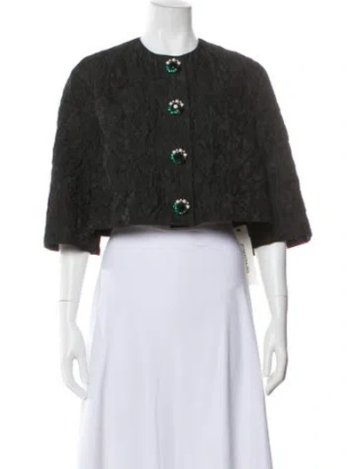 Pre-owned Erdem Bolero In Black