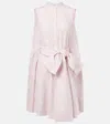 Erdem Minikleid Aus Baumwolle In Pink