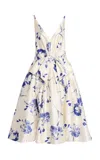 Erdem Bow-detailed Midi Dress In White