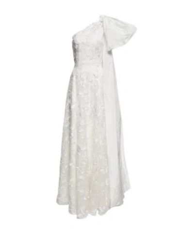 Erdem Bridal Hanne Embroidered Organza Gown In White