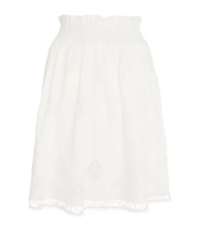 ERDEM ERDEM BRODERIE ANGLAISE MINI SKIRT