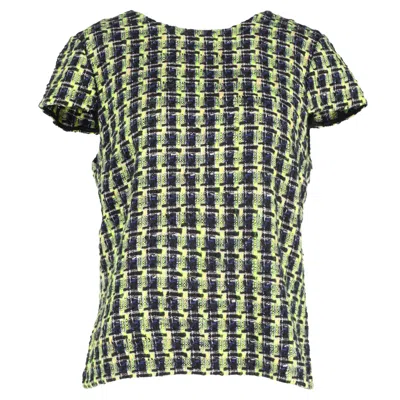 Erdem Cap Sleeve Top In Green Wool