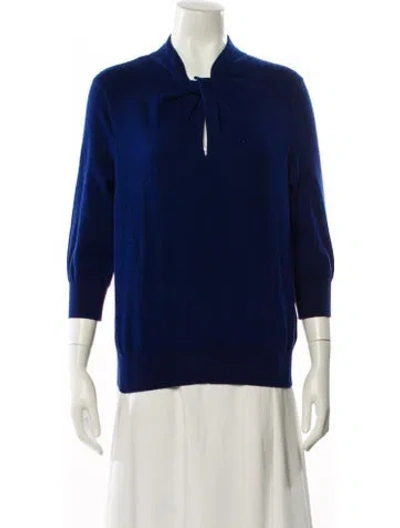 Pre-owned Erdem Cashmere Sweater In Blue