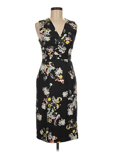 Pre-owned Erdem Cocktail Dress In Black