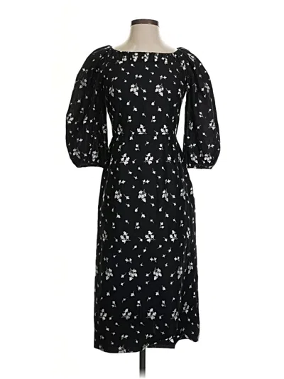 Pre-owned Erdem Cocktail Dress In Black