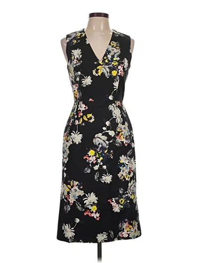 Pre-owned Erdem Cocktail Dress In Black