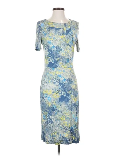 Pre-owned Erdem Cocktail Dress In Blue