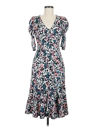 Pre-owned Erdem Cocktail Dress In Blue