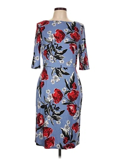 Pre-owned Erdem Cocktail Dress In Blue