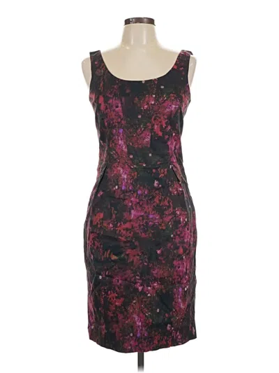Pre-owned Erdem Cocktail Dress In Burgundy
