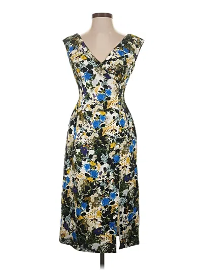 Pre-owned Erdem Cocktail Dress In Gold