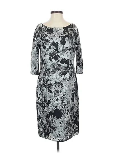 Pre-owned Erdem Cocktail Dress In Gray