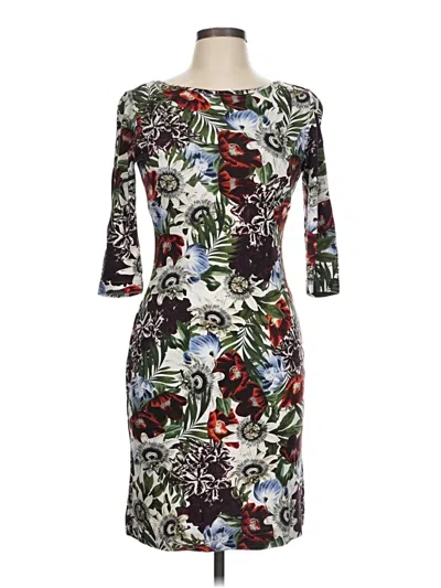 Pre-owned Erdem Cocktail Dress In Gray
