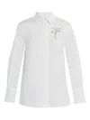 Erdem Cotton Shirt In White
