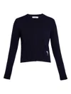 Erdem Crew-neck Cardigan In Blue