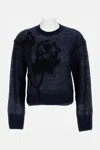 Erdem Crew Neck Jumper In Blue