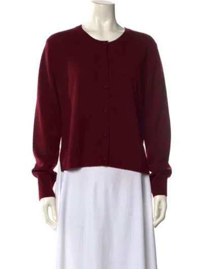 Pre-owned Erdem Crew Neck Sweater W/ Tags In Burgundy