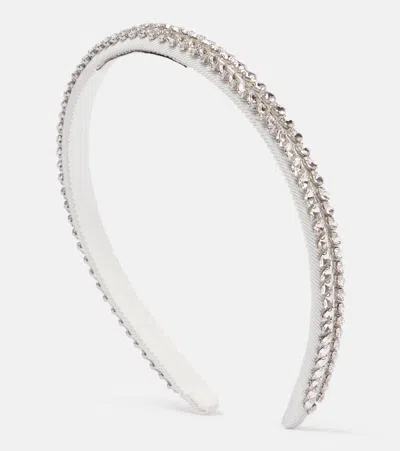 Erdem Verzierter Haarreif In Ivory