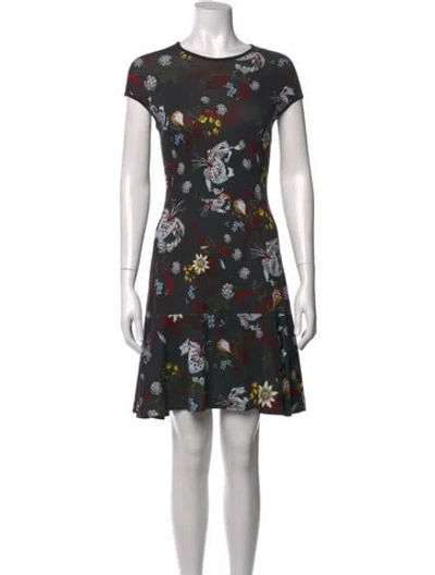 Pre-owned Erdem Darlina Knee-length Dress In Black