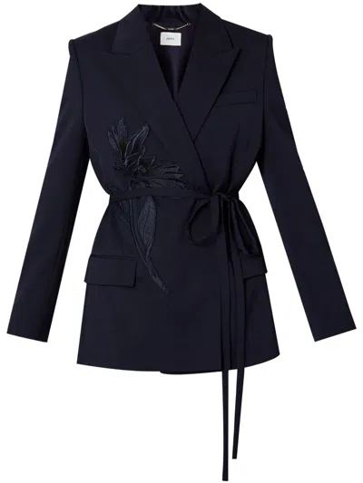 ERDEM DOUBLE-BREASTED BELTED BLAZER