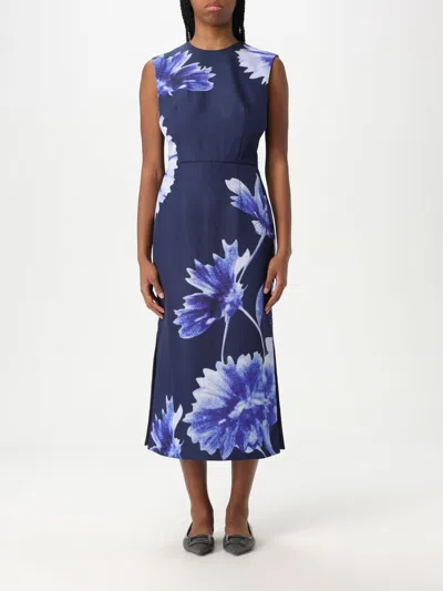 ERDEM DRESS ERDEM WOMAN COLOR BLUE,428056009