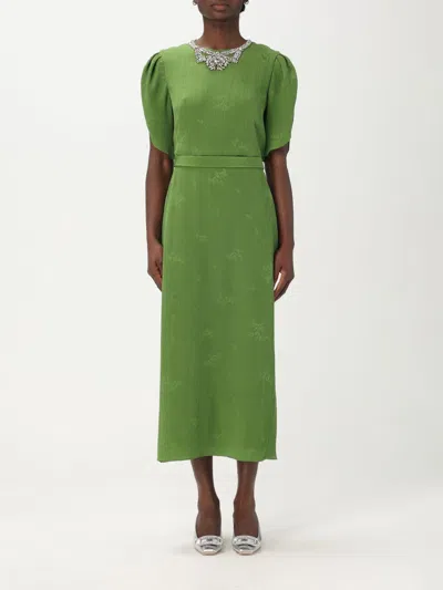 ERDEM DRESS ERDEM WOMAN COLOR GREEN,427986012