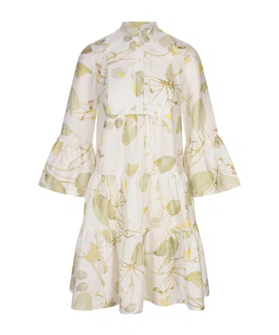 Erdem Dresses White In Metallic