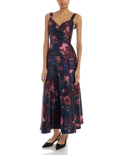 Erdem Duchess Printed Sleeveless Dress In Multi
