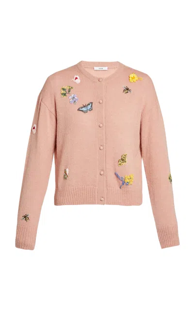 Erdem Embellished Alpaca-blend Cardigan