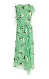 Erdem Embellished Chiffon Midi Dress In Peppermint
