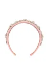 Erdem Embellished Satin Headband